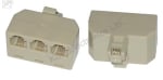 Букса преход 1 към3 x RJ11 6P4C