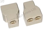 Преход 1 към 2 RJ11 6P4C женски