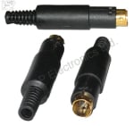 Букса SVHS Jack Male 4pin Nikel
