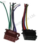 Кабел автомобилно радио ZRS-ISO-1A ISO щепсел  кабели; PIN:13(5+8)