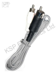 Кабел DIN-5 to 2RCA male 1.25m