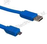 Кабел CABLE USB - MICRO USB BLUE