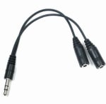 Кабел 3.5mm HEADPHONE AUDIO SPLITTER CABLE ADAPTER JACK