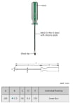 Отвертка SCREW  PK5116A SD5116A  150*1-