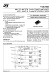 Интегрална схема TDA7562 HZIP-27