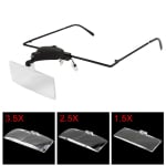 ЛУПА ЗА ГЛАВА GLASSES  MAGNIFIER WITH LED LAMP 9157-3