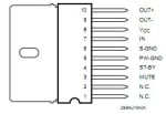 Интегрална схема  TDA7266L SIL-10