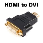 ПРЕХОД ADAPTER HDMI MALE TO DVI 24+5 FEMALE TNX-025