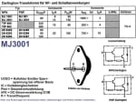 Транзистор MJ3001 TO-3