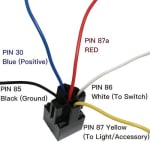 Цокъл SOCKET  RELAY 12V 30A 40A