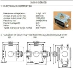 МАГНЕТРОН  MAGNETRON 2M319K