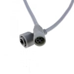 Waterproof 4 Pins 0.5mm Female + Male Connector Cable