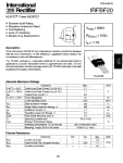 Транзистор IRFBF20 TO-220F