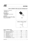 Транзистор BUTW92 TO-247