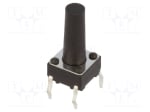 Бутон 6x6mm  h-10mm 4pin+GND