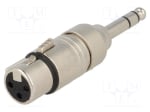 Букса CANON 3P-6.3mm jack