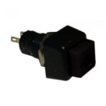 Бутон M10 Черен Бутон без задържане 15x15 mm