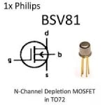 Транзистор BSV81 TO-72