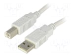 Кабел  USB A USB B  PRINTER 5m