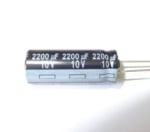 Кондензатор електр.2200MF 10V  105\'C