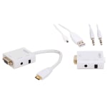 КОНВЕРТОР Mini HDMI To VGA+Audio SL-MHVS15