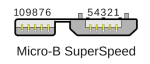 Букса MUSBB-G3.0/SMD