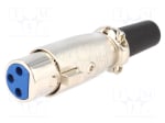 Букса CANON XLR-3G XLR-3F Female