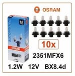 Лампа mini 12V 1.2W B8 4D-2351MFX6