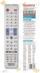 Дистанционно управление за LCD-телевизор с меню+видео+TXT+3D бутон БЯЛО