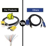 Кабел Dual Parallel USB Print Line +VGA switch