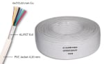 Кабел за контрол на данни  6x0.25mm2  мед сив