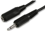Кабел с накр. 3.5mono jack-3.5 mono socket 5m