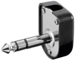 Кабелен конектор, 6.3 mm, стерео, M, Г-образен
