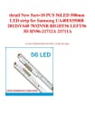 Диодни ленти комплект 2 бр/pcs 2012SVS40 7032NNB 3D 56 SET-2pcs