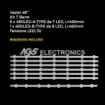 Диодни ленти комплект7 бр/pcs  48DLED VNB N3_CEM3 set-7pcs