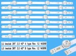 Диодни ленти  комплект 8 бр/pcs AGF79044002 с лепенки за прикрепване