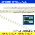 Диодни ленти 2 бр/pcs 3660L-0353A 3660L-0352A LG