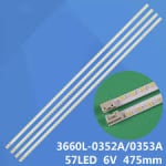 Диодни ленти 2 бр/pcs 3660L-0353A 3660L-0352A LG