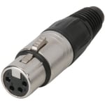 XLR-4F 4pins CANON Female plug
