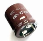 Кондензатор електр.47MF 400V  105\'C