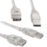 КАБЕЛ удължителен USB 2.0 A-B 10m 18806