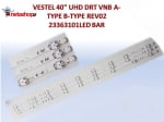 Диодни ленти комплект 3 бр/pcs 40\" UHD DRT VNB A-B LED494-5