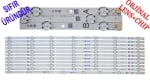 Диодни ленти комплект 11 бр/pcs LED828-829 650DLED A*B-TYPE Rev02
