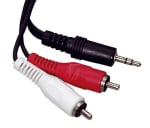 Кабел CABLE 2RCA-3.5 STEREO JACK 15m