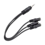 Букса  микрофонен мултиплексор за слушалки 3.5mm jack- 3 x 3.5mm socket