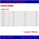 Диодни ленти комплект 10 бр/pcs JS-D-JP4910-041EC led323