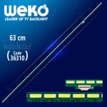 Диодни ленти комплект 2 бр/pcs LED Backlight 55 V16 AS1  rev05 L-R type  2441-42