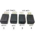 Адаптер  USB 2.0 type A female to USB micro A male