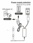 Антена активна ефирна DVB-T/T2 антена за цифрова ефирна телевизия- AP8828