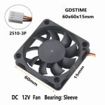 Вентилатор FAN 12V 6x6x1.5